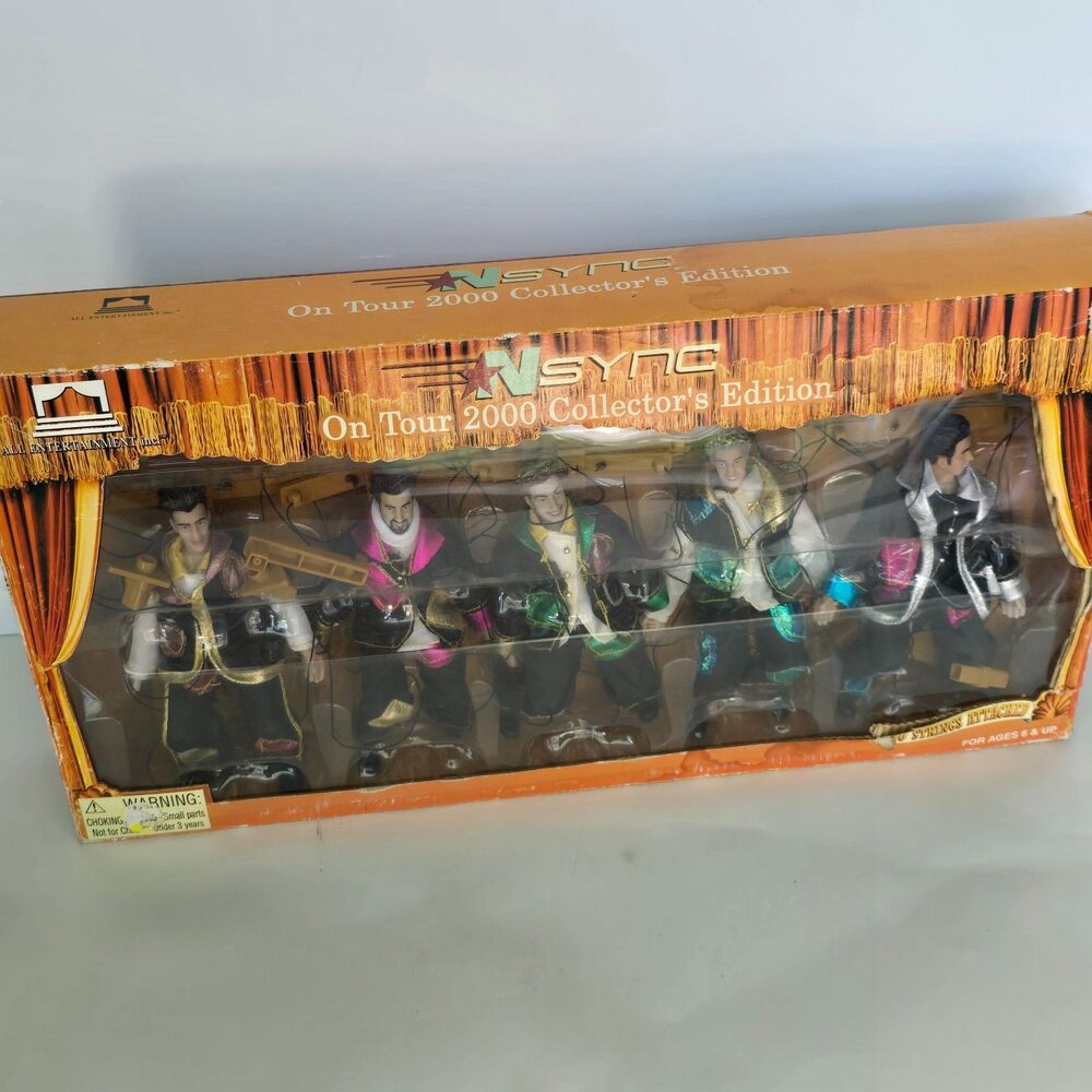 NSync On Tour 2000 Collectors Edition No Strings Attached 5 Marionette Set